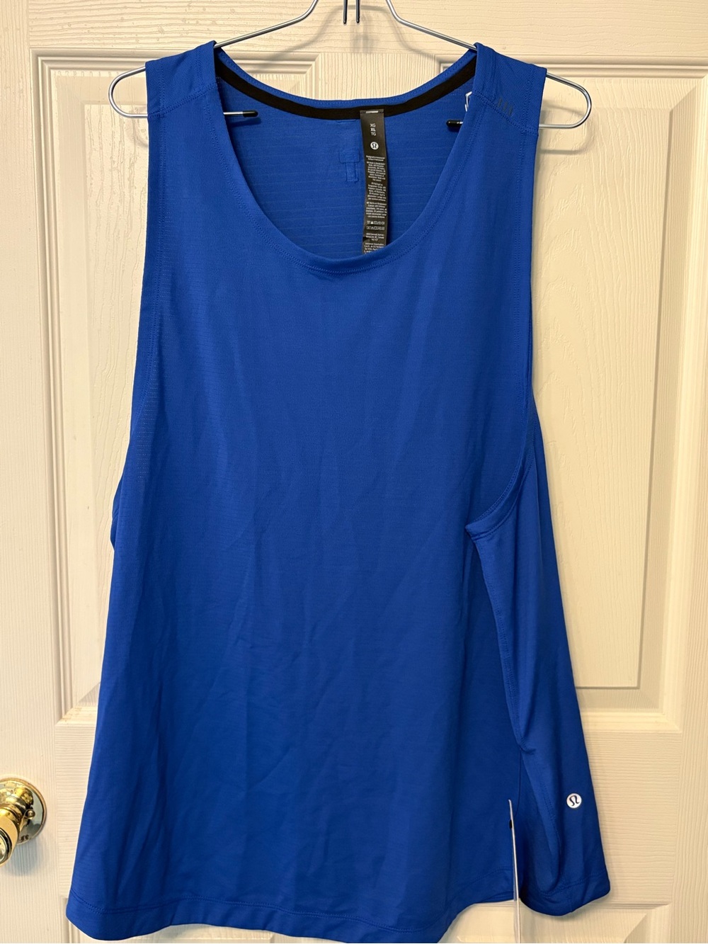 NWT Men’s Lululemon License to Train Tank Top Beach Ball Blue Size XL $68